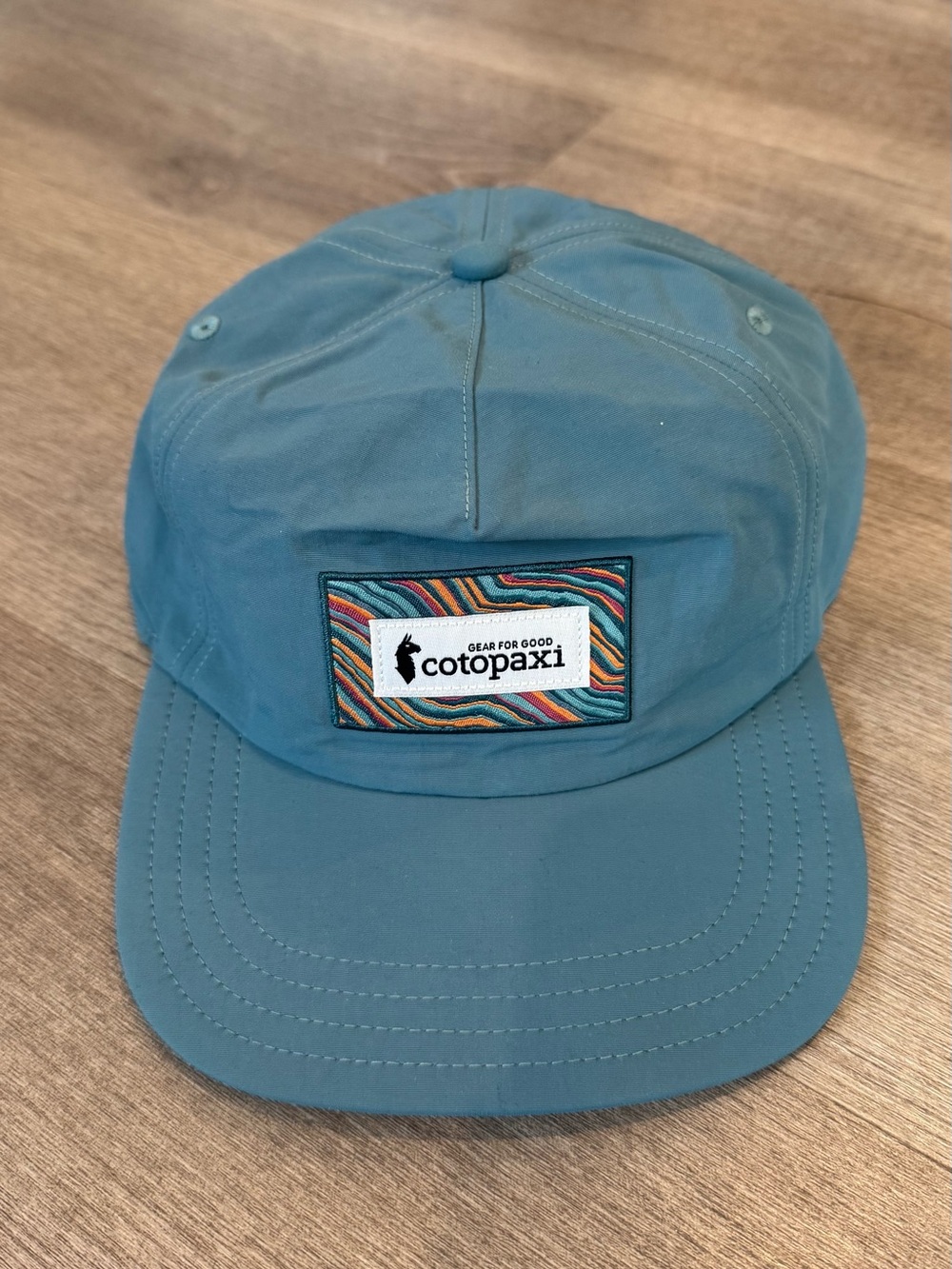 cotopaxi Hat Teal Patch Logo Cap